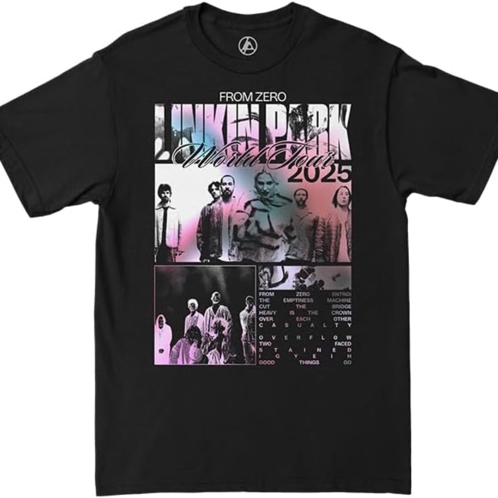 Linkin Park Unisex-Adult Official Merch from Zero Box Collage Tee, Size XL, NWOT